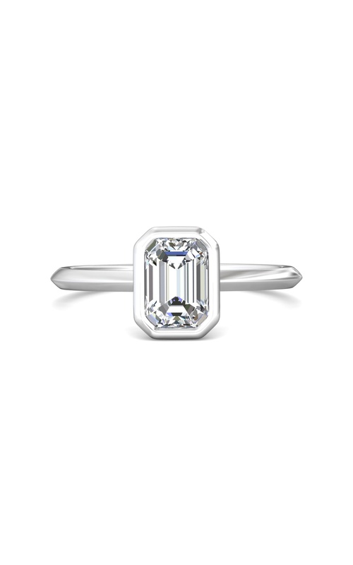 Martin Flyer Engagement Ring Solitaire DERS32XSECQ-7X5EC  - 14K White Gold