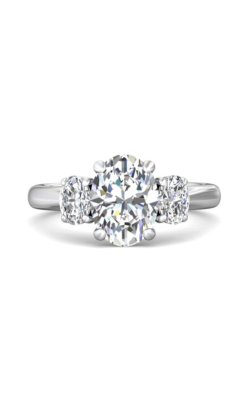 Martin Flyer Three Stone Engagement Ring DERT01MOVPL-C-9.7X7.2OV
