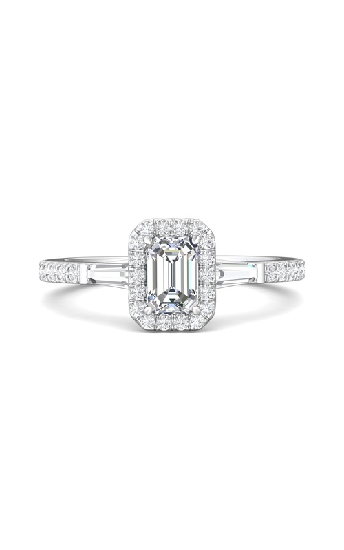 Martin Flyer Three Stone Engagement Ring VT08TBQ-C-6X4EC