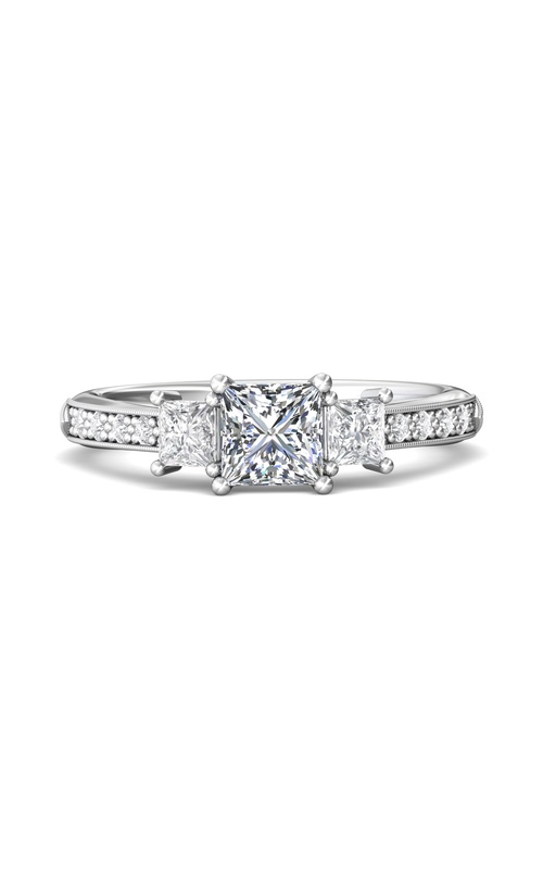 Martin Flyer Three Stone Engagement Ring V5137XSPRQ-C-5.0PC