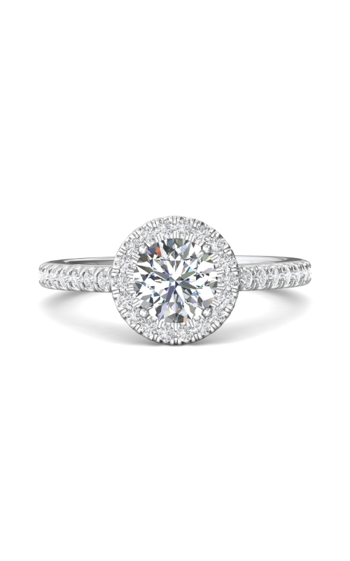 Martin Flyer Flyer Fit Micropave Halo Engagement Ring VS08Q-F-6.5RD