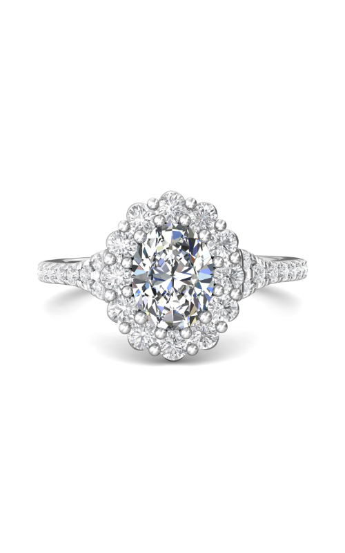 Martin Flyer Flyer Fit Engagement Ring DERMH84PL-F-8X6OV Martin Flyer Flyer Fit Engagement Ring DERMH84PL-F-8X6OV