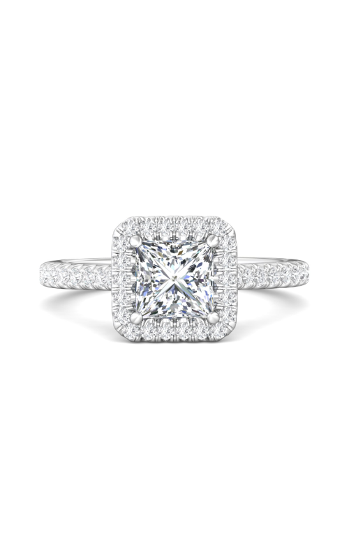 Martin Flyer Flyer Fit Micropave Halo Engagement Ring VM03Q-F-6.0SQ