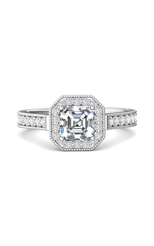 Martin Flyer Flyer Fit Micropave Halo Engagement Ring 5204ACQ-F-5.7AC