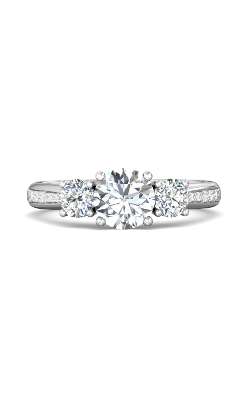 Martin Flyer Flyer Fit Three Stone Engagement Ring V5137SRQ-F-6.5RD