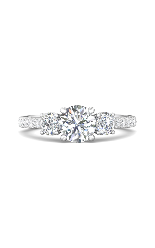 Martin Flyer Flyer Fit Three Stone Engagement Ring VT06Q-F-6.5RD