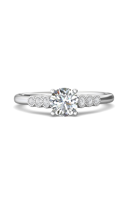Martin Flyer FlyerFit Channel & Shared Prong Engagement Ring DERM43XSPL-F-6.0RD