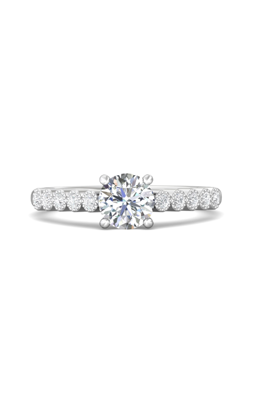 Martin Flyer FlyerFit Channel & Shared Prong Engagement Ring DERM48XSPL-F-6.0RD