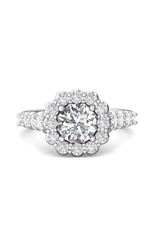 Martin Flyer FlyerFit Channel & Shared Prong Engagement Ring DERHSP04MCUPL-F-7.0RD