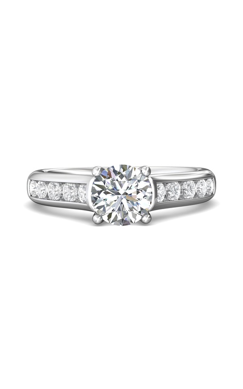 Martin Flyer Channel/Shared Prong Engagement Ring DERC01SQ-F-6.5RD