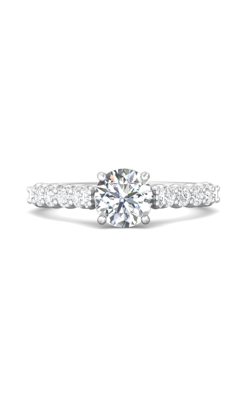 Martin Flyer FlyerFit Channel & Shared Prong Engagement Ring DERSP03XSPL-F-6.5RD