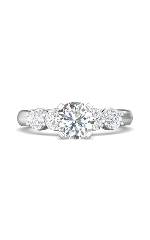 Martin Flyer FlyerFit Channel & Shared Prong Engagement Ring SPAR4Q-.80-F-7.0RD
