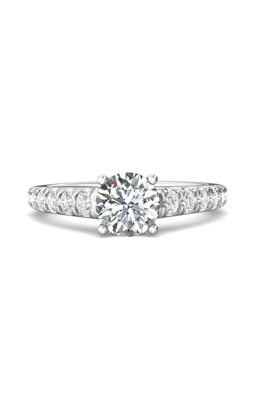 Martin Flyer Micropave Engagement Ring DERM34SQ-F-7.0RD