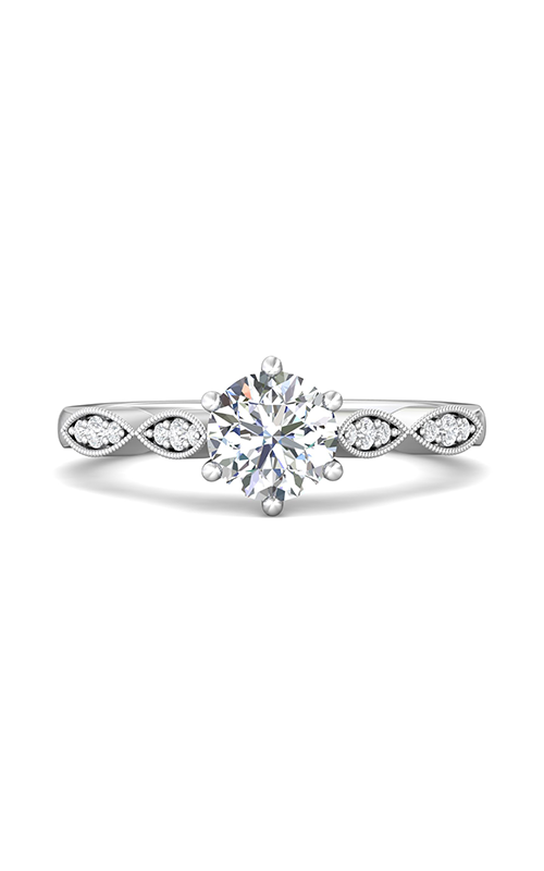 Martin Flyer Flyer Fit Micropave Engagement Ring DERM9PL-F-6.5RD