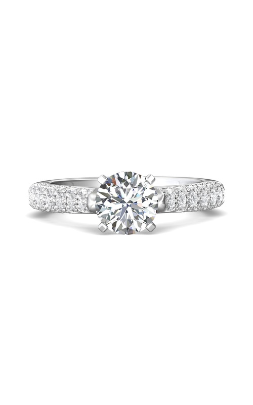 Martin Flyer Micropave Engagement Ring 5205Q-1-F-7.0RD