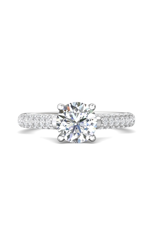 Martin Flyer Micropave Engagement Ring DERM19MQ-F-7.5RD