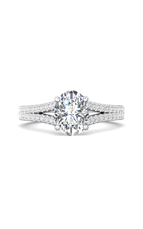 Martin Flyer Flyer Fit Split Shark Engagement Ring DERM86RQ-F-7.5RD