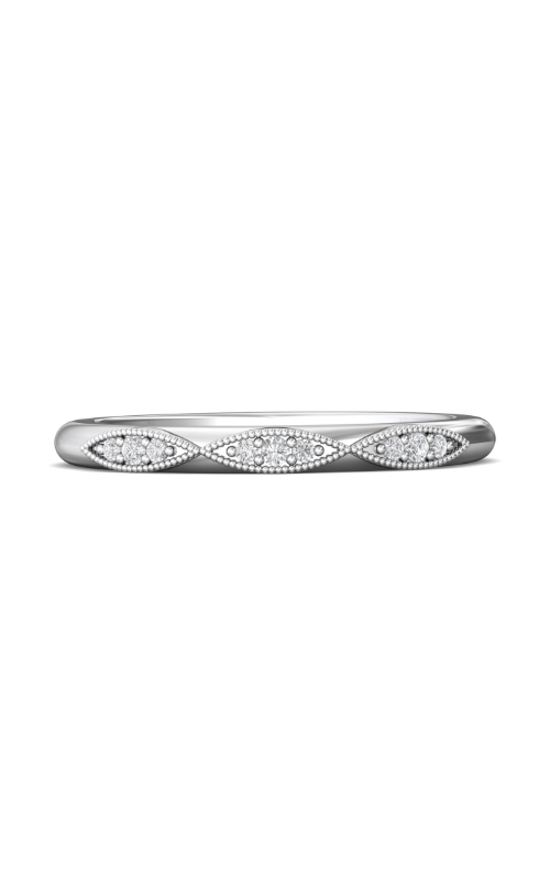 Martin Flyer Micropave Bead Set Wedding Band DWBM31XSQ-F