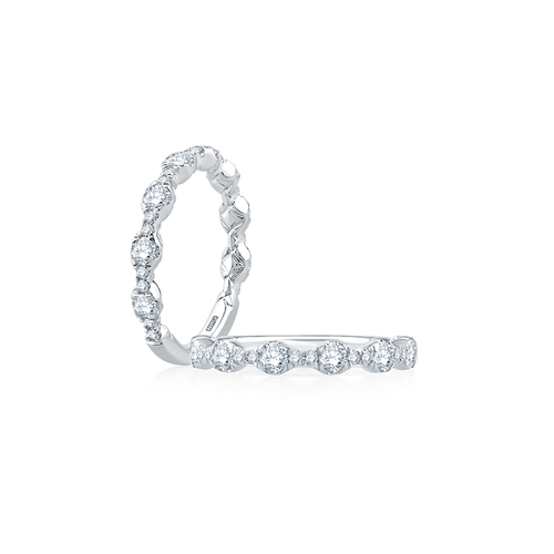 A.JAFFE Seasons of Love Wedding Band MR2303Q/73 thumbnail 2