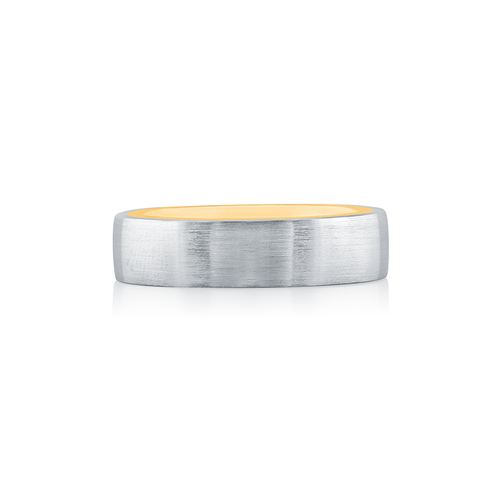 A.JAFFE Plain Wedding Band GR1011/PL
