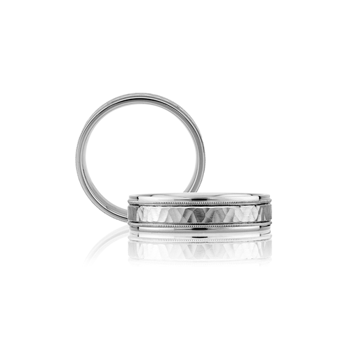 AJAFFE Two Tone Wedding Band BR4623/PL thumbnail 2