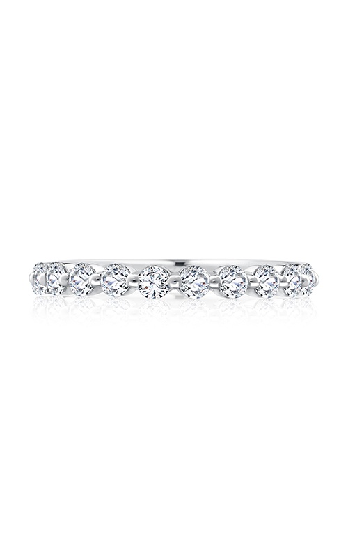 A.JAFFE Classics  14K White Gold Wedding Band WRRDL1243H/55