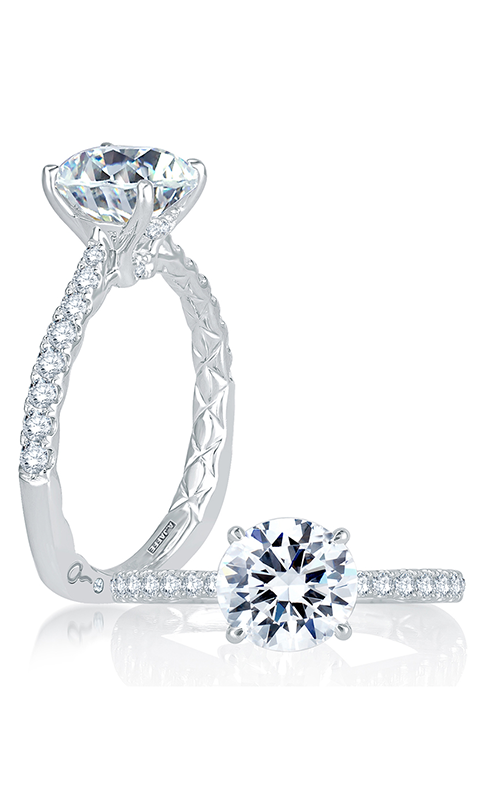 A.JAFFE Classics Engagement Ring MES755Q/127 thumbnail 3