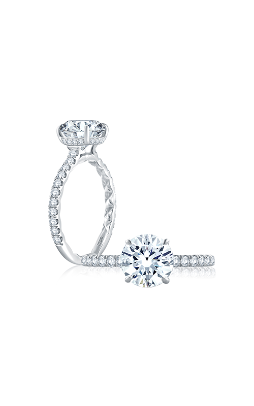 A.JAFFE Art Deco Engagement Ring ME1865Q/194 thumbnail 3