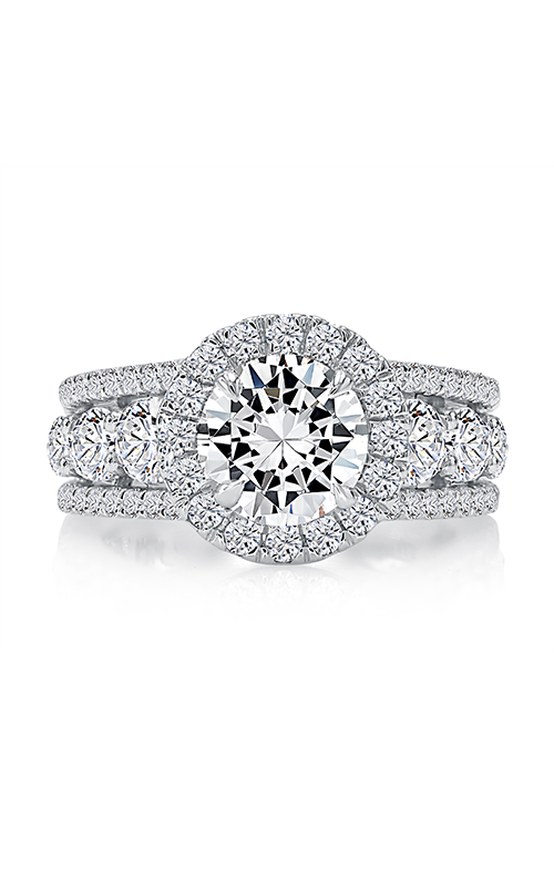 A.JAFFE Metropolitan Halo Round Engagement Ring MESRD2767/450