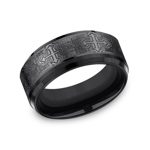 Forge Wedding Band  CF69100BKT06
