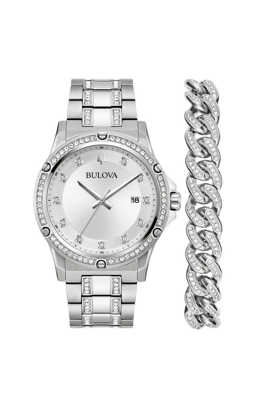 Bulova Crystal Watch 96K114 Bulova Crystal Watch 96K114