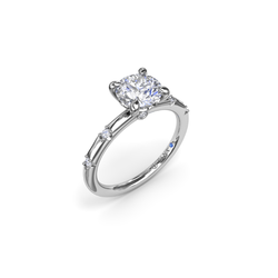 Fana Solitaire Engagement Ring S4086-Platinum thumbnail 2