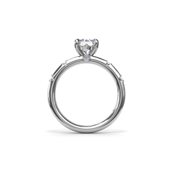 Fana Solitaire Engagement Ring S4086-Platinum thumbnail 3