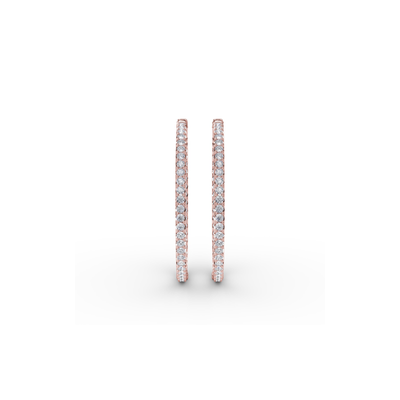 Fana Diamond Fashion Earrings ER4898-18kt-Rose Fana Diamond Fashion Earrings ER4898-18kt-Rose