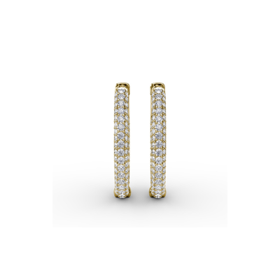 Fana Diamond Fashion Earrings ER4943-18kt-Yellow