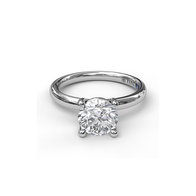 Fana Solitaire Engagement Ring S3842-18kt-White
