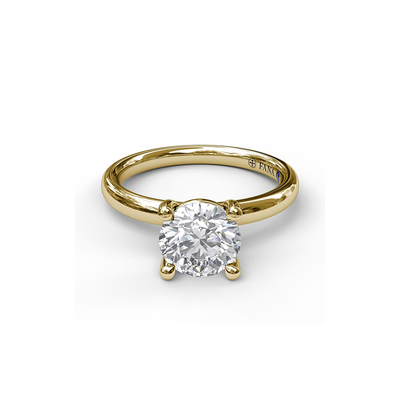 Fana Solitaire Engagement Ring S3842-18kt-Yellow