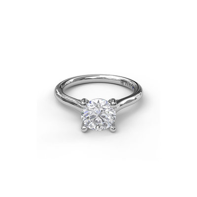 Fana Solitaire Engagement Ring S3908-14kt-White