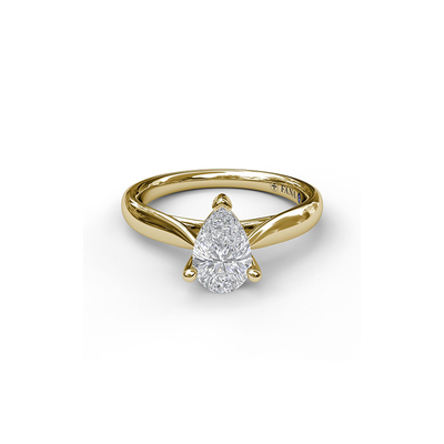 Fana Solitaire Engagement Ring S3959-18kt-Yellow