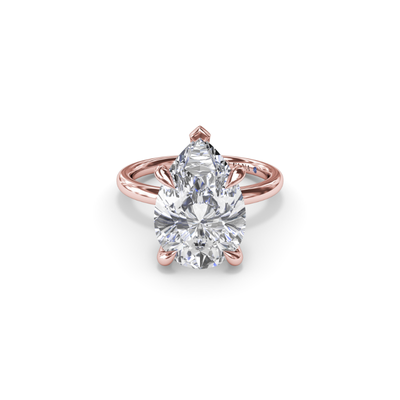 Fana Solitaire Engagement Ring S4179-14kt-Rose