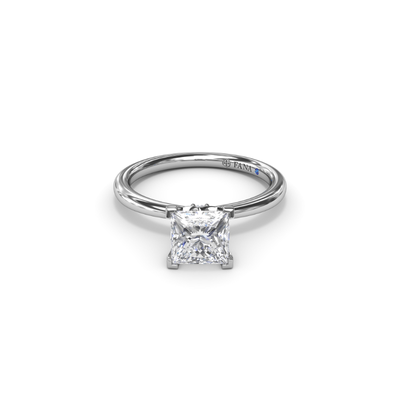 Fana Solitaire Engagement Ring S4197-Platinum Fana Solitaire Engagement Ring S4197-Platinum