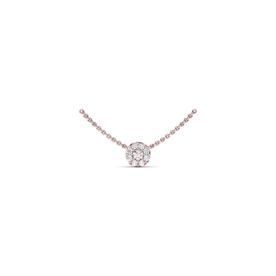 Fana Diamond Fashion Necklace P4916-18kt-Rose