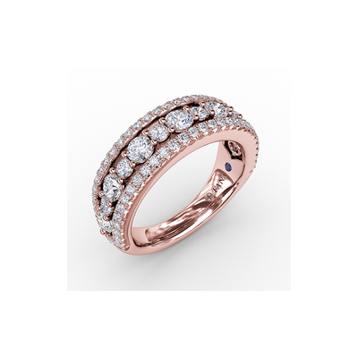 Fana Diamond Fashion Ring R2029-14kt-Rose