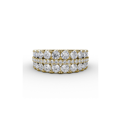 Fana Diamond Fashion Ring R2054-18kt-Yellow