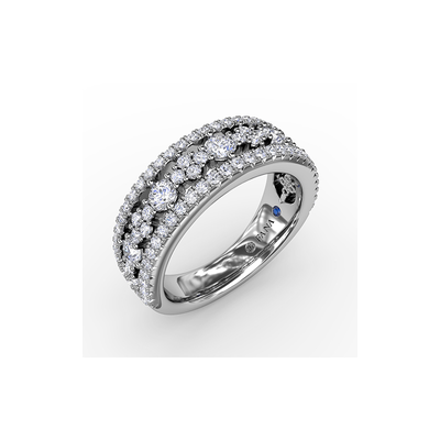 Fana Diamond Fashion Ring R2011-18kt-White