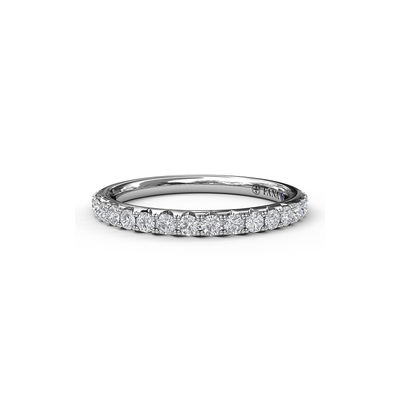 Fana Matching Band Wedding Band W3025-14kt-White