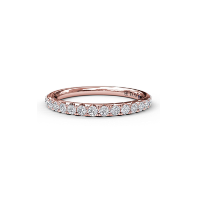 Fana Matching Band Wedding Band W3026-14kt-Rose