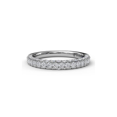 Fana Matching Band Wedding Band W3033-Platinum