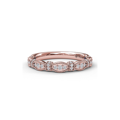 Fana Matching Band Wedding Band W3039-14kt-Rose