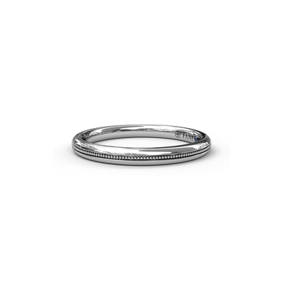 Fana Matching Band Wedding Band W3048-Platinum